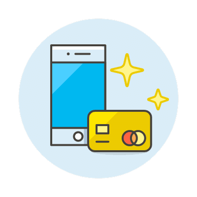 Phone with credit card